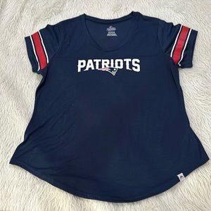 New England patriots blue women’s t shirt size xxl